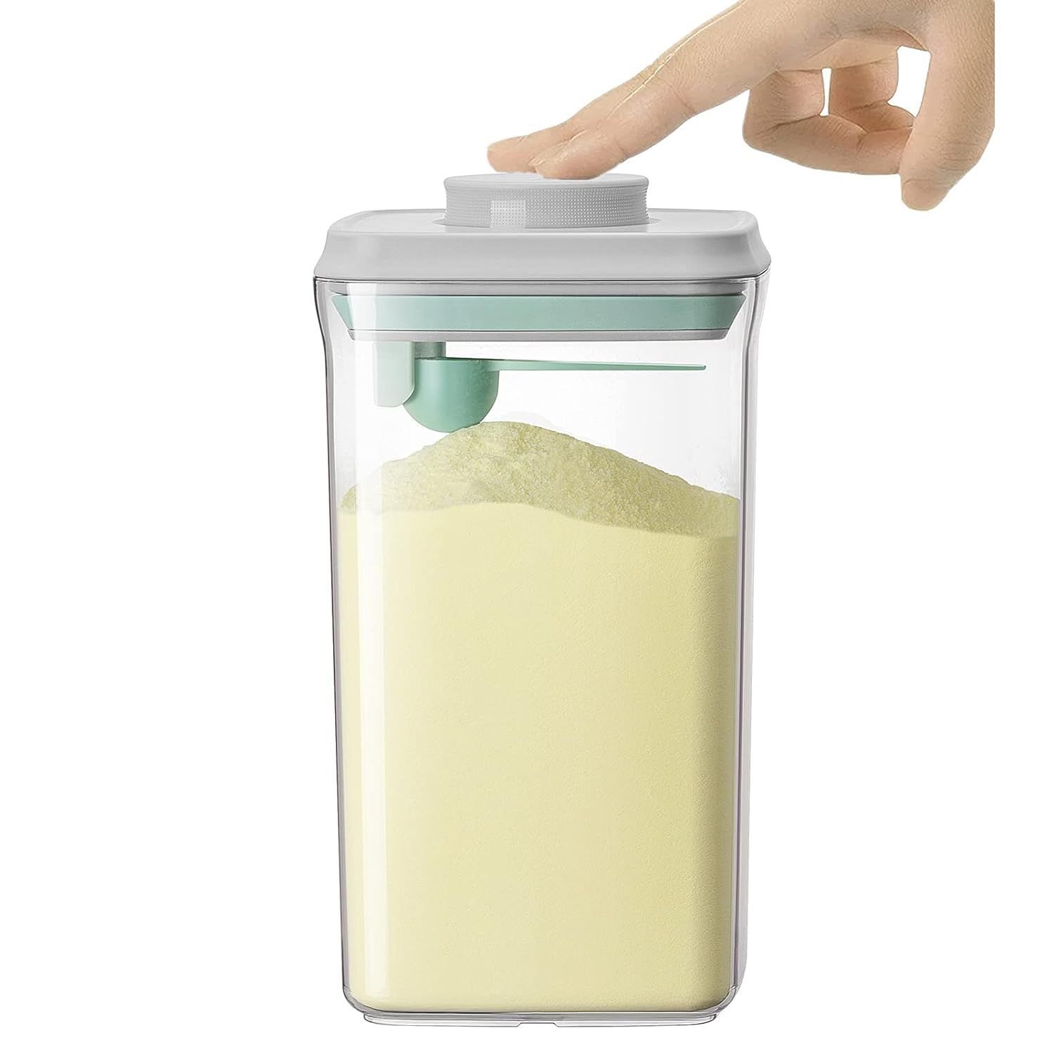 Airtight Food Storage Container Formula Container Formula Dispenser with Spoon — image 1