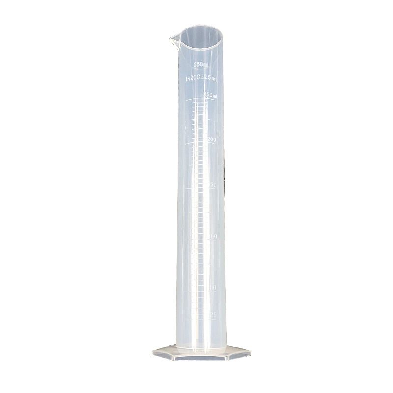 2PCS Plastic Graduated Cylinder