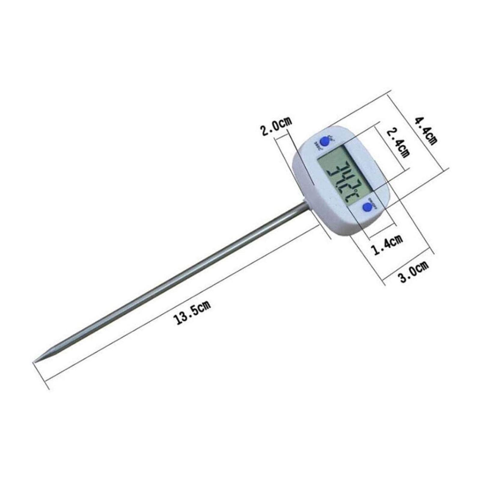 Milk Thermometer Multi-Purpose Thermometer Water Temperature-Read Meat Food view 3