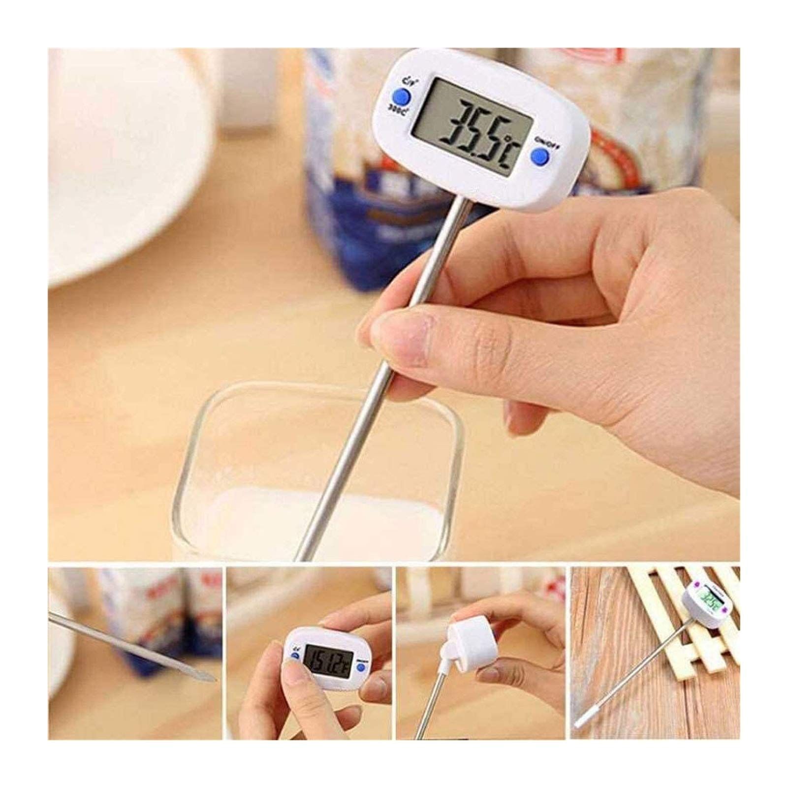 Milk Thermometer Multi-Purpose Thermometer Water Temperature-Read Meat Food view 4