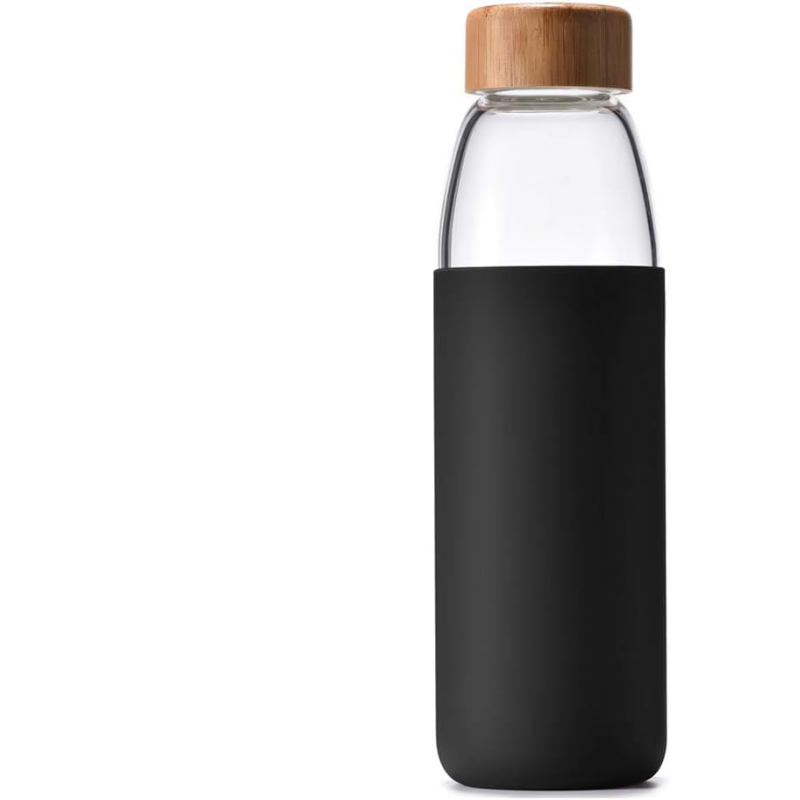 24OZ Borosilicate with Bamboo Lid