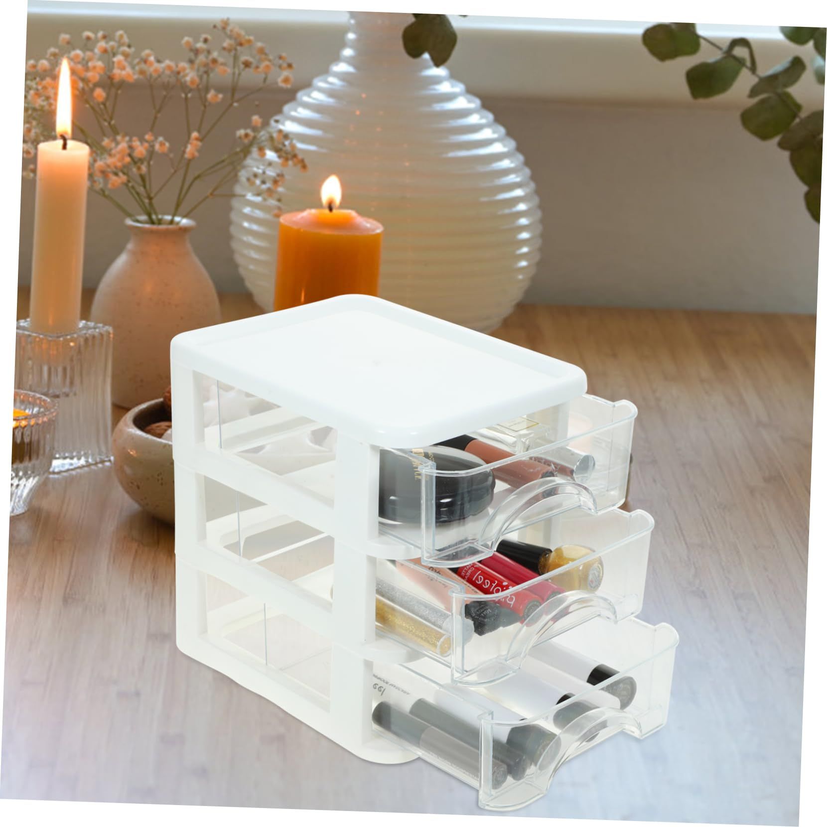 Drawer Office Desk Storage Bins Storage Shelves Storage Shelf Storage view 2