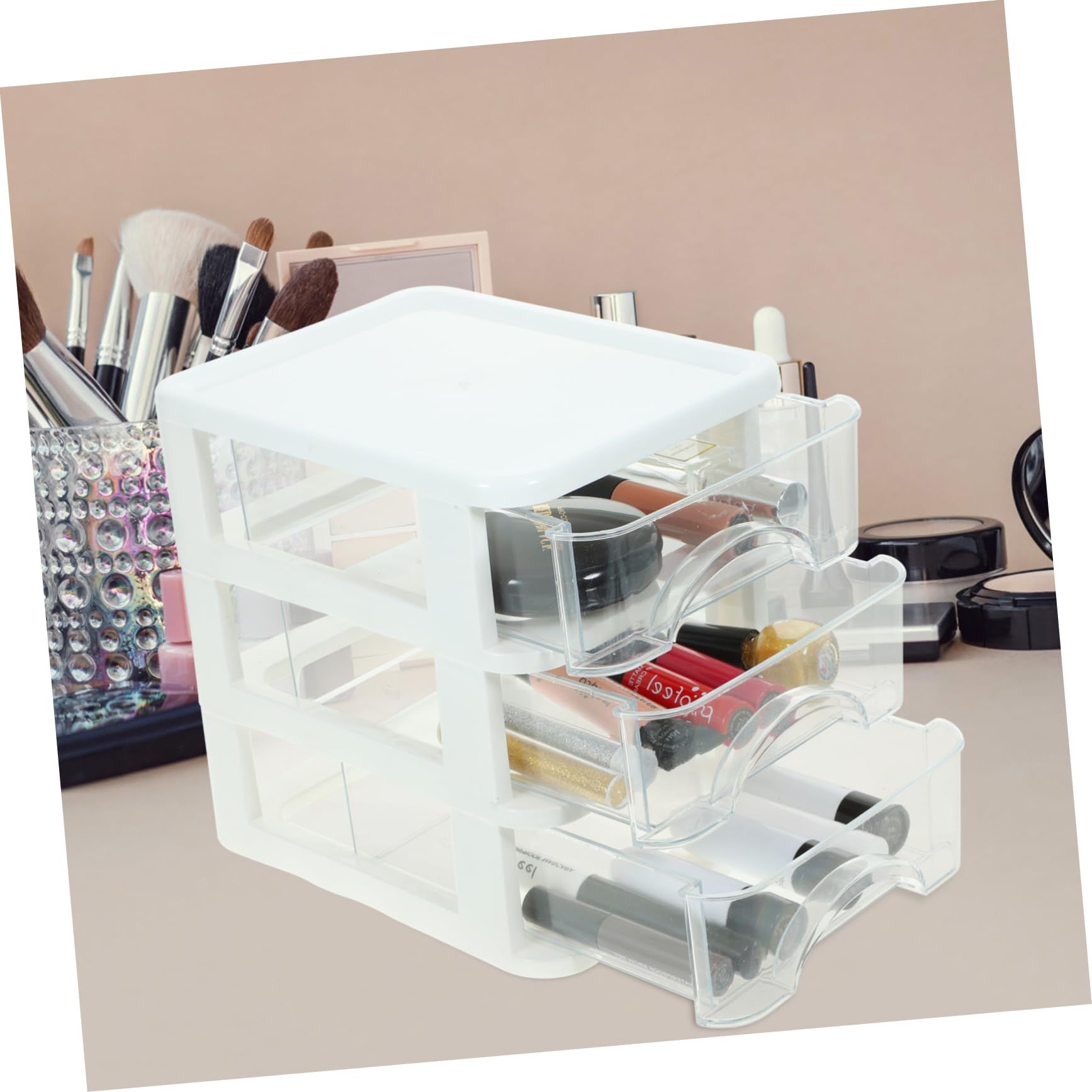 Drawer Office Desk Storage Bins Storage Shelves Storage Shelf Storage view 3