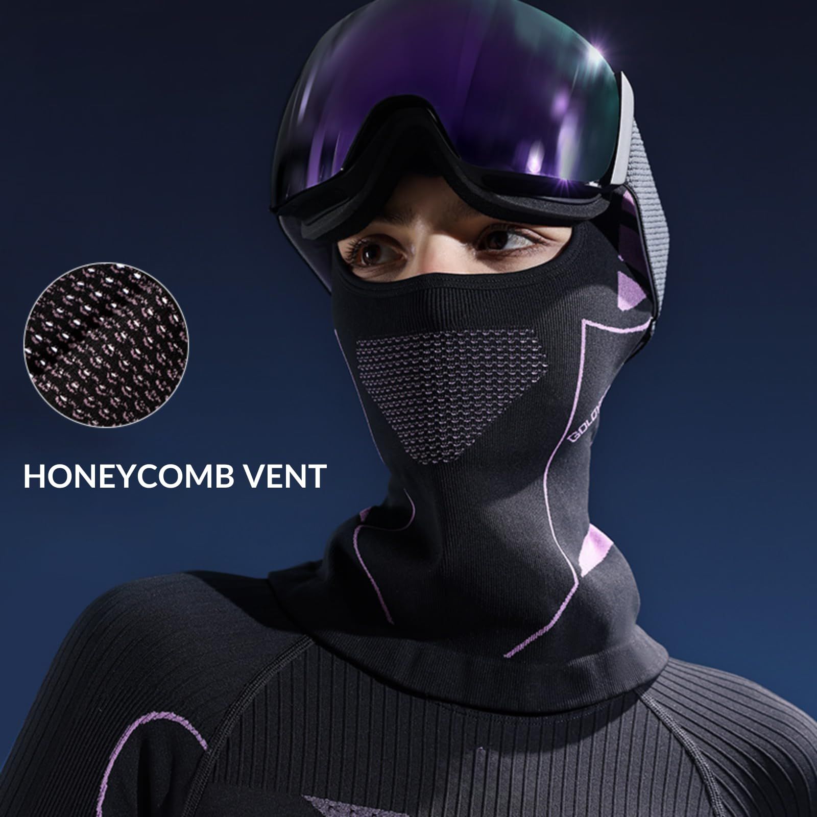 Ski Mask for Men Women, Stay Warm and Comfortable with Moisture-Wicking view 2