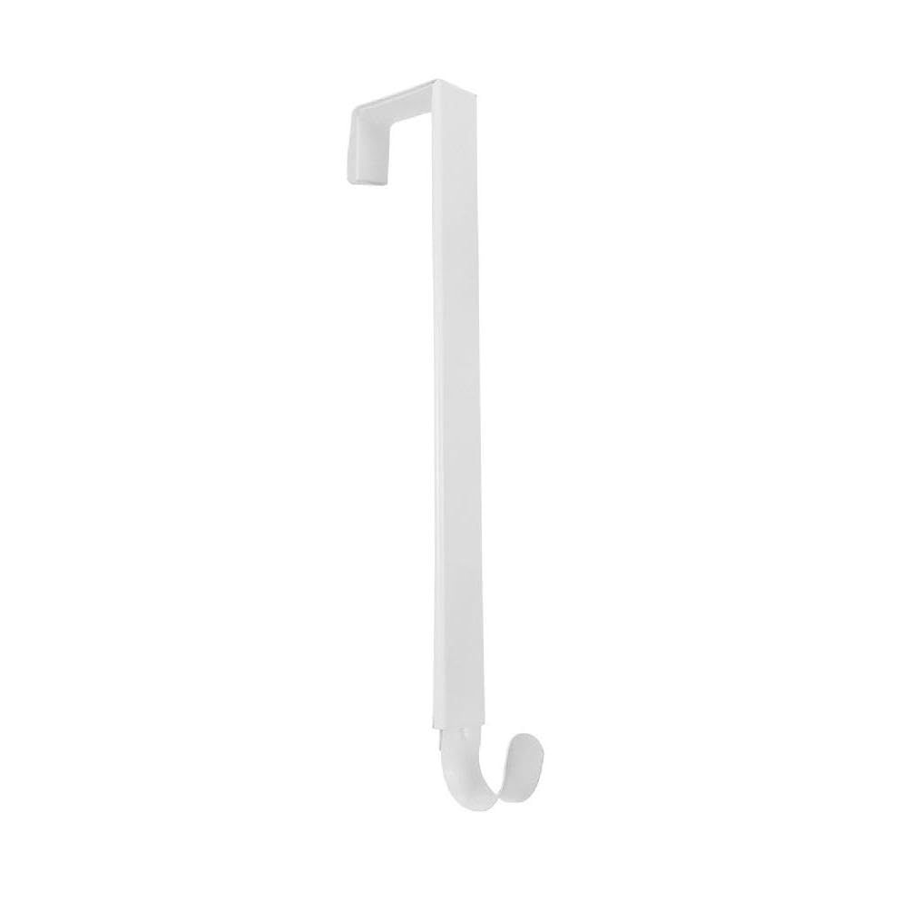 Metal Over Door Hooks Single Hook Christmas Wreath Hook Rack for Hanging Coats — image 1