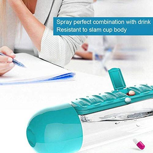 Daily Pill Box Organizer with Water Bottle view 4