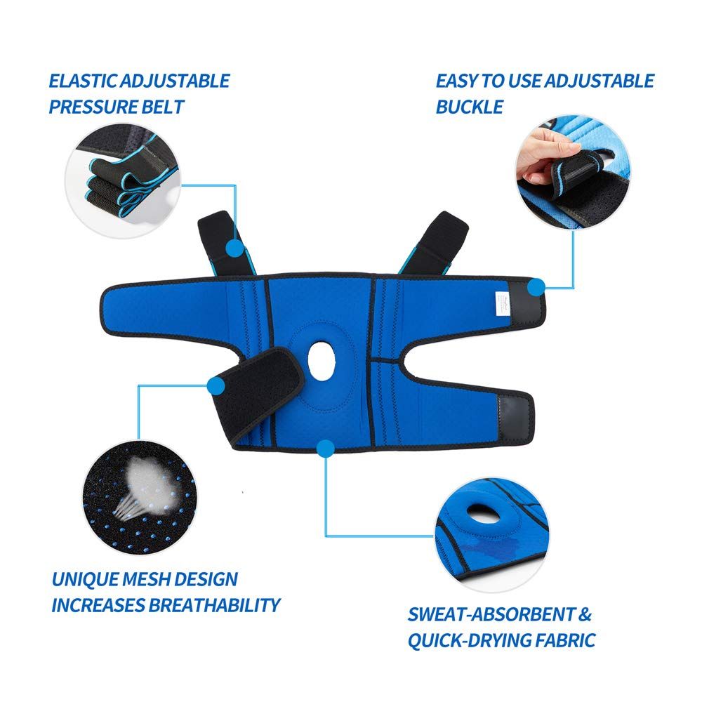 Knee Brace with Side Stabilizers for Meniscus Tear Knee Pain Injury Recovery view 3