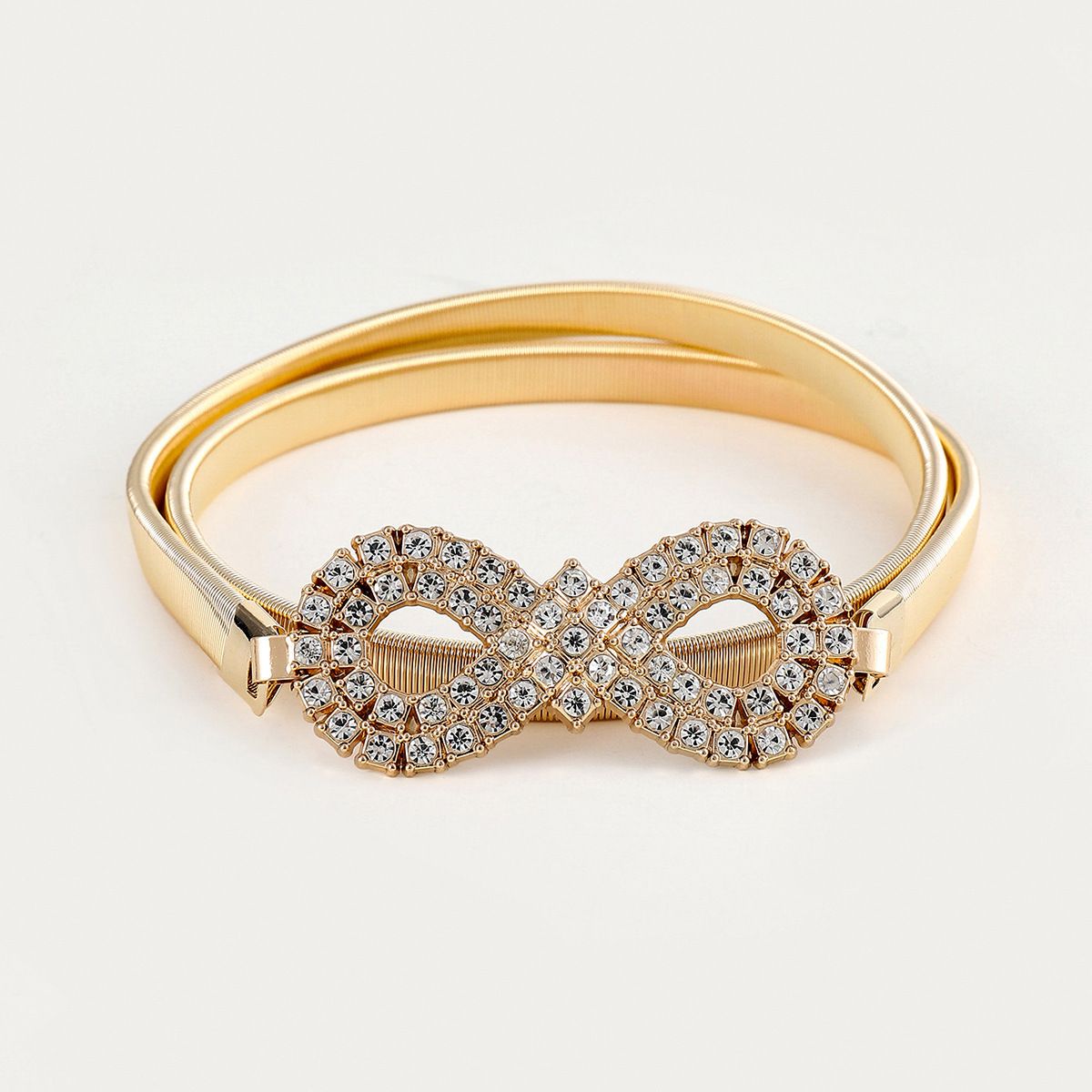 Gold belt for women's dress view 4