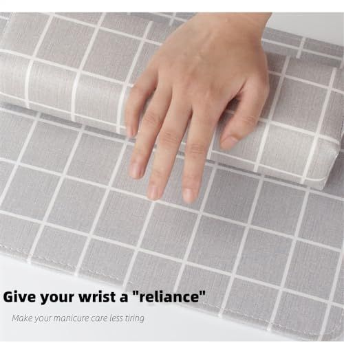 Plaid Arm Rest for Nails Tech view 3