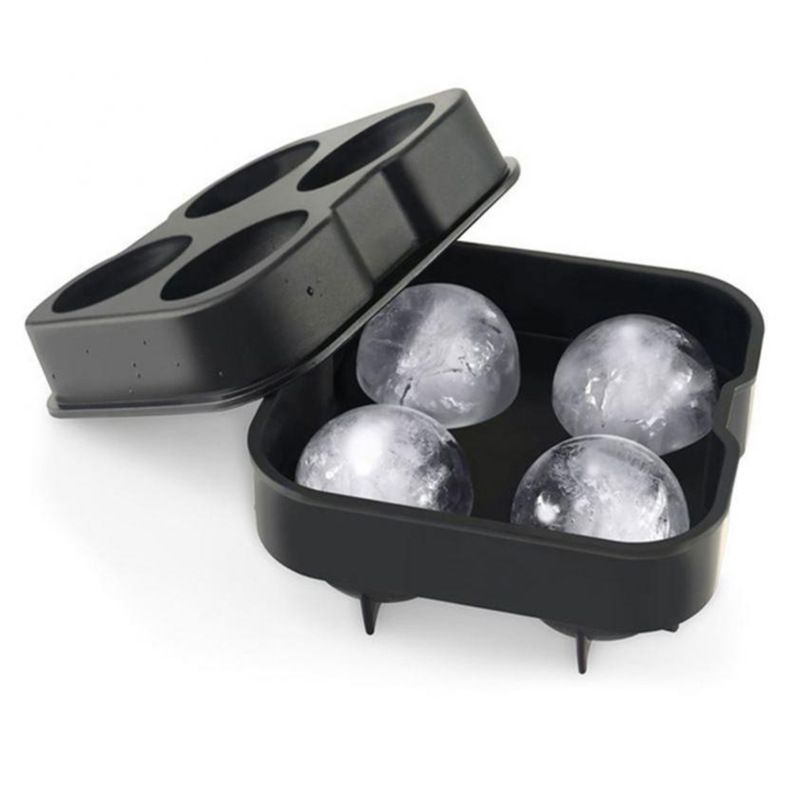 Ice Ball Maker, Silicone Ice Cube Tray, Easy Fill and Release Ice Ball Molds view 5