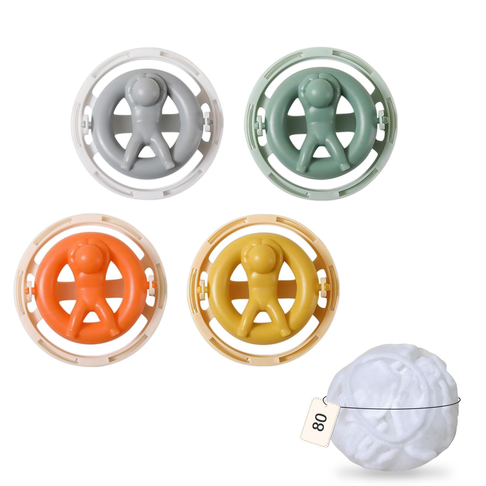 4 Pack Pet Hair Remover for Laundry