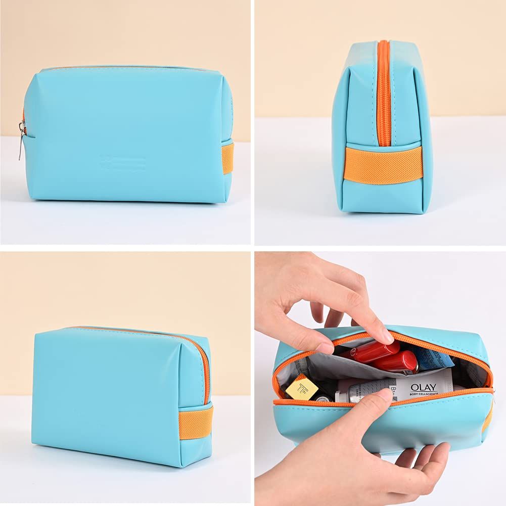 Cosmetic Bag Set of 3 Makeup Bag for Purse Pouch Travel Beauty Zipper view 2