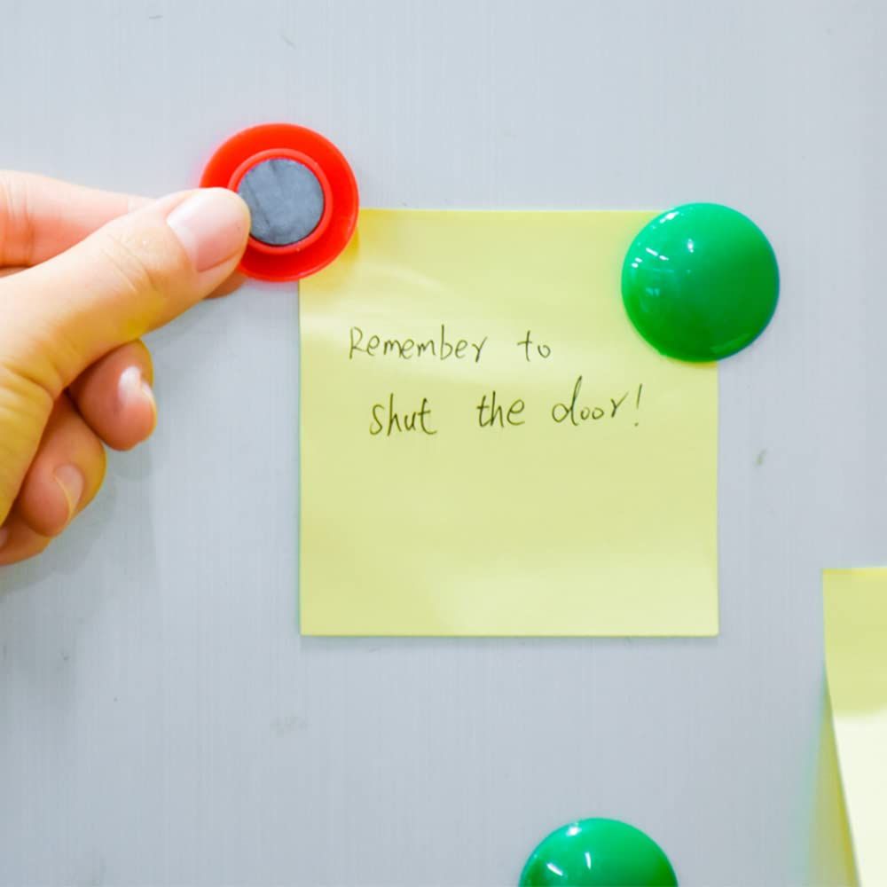 6 Pcs Notice Board Planning Magnets Colorful Fridge Magnet Mini Round Plastic view 4