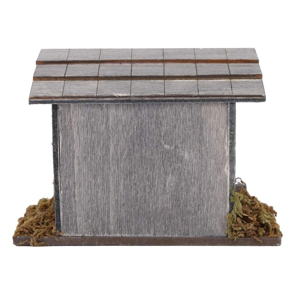 Dollhouse Miniature Chicken Coop Miniature Retro Wooden Hen House for Kids view 5