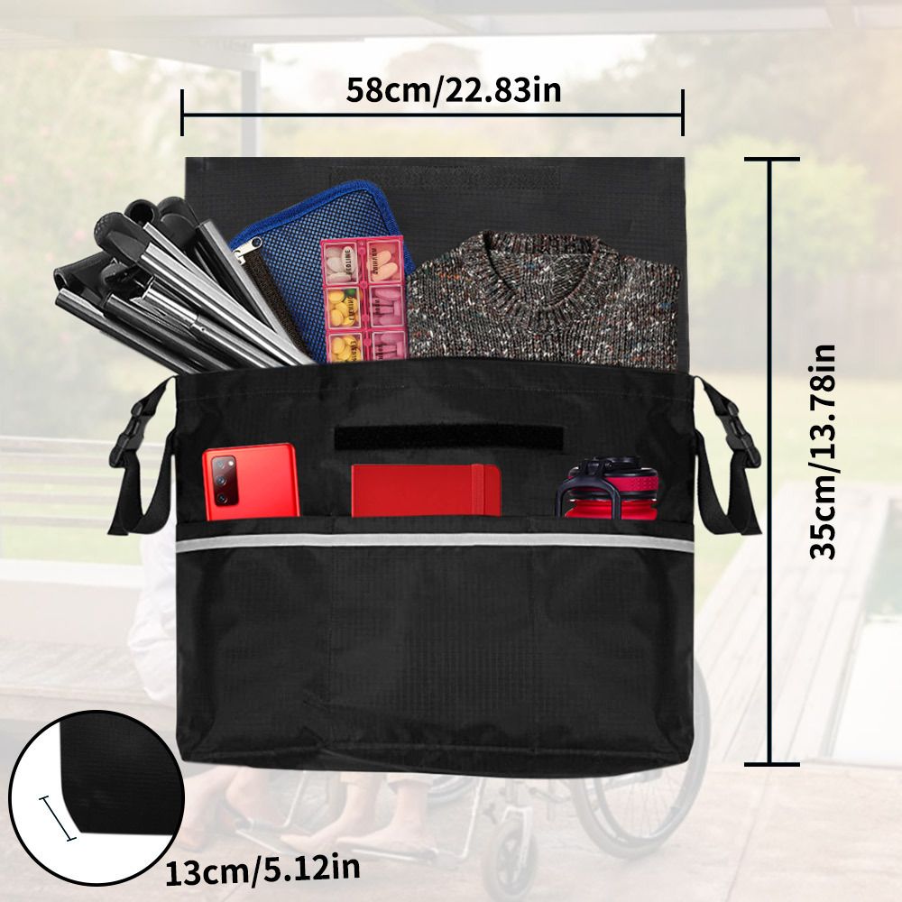 Wheelchair Bags to Hang on Back view 4