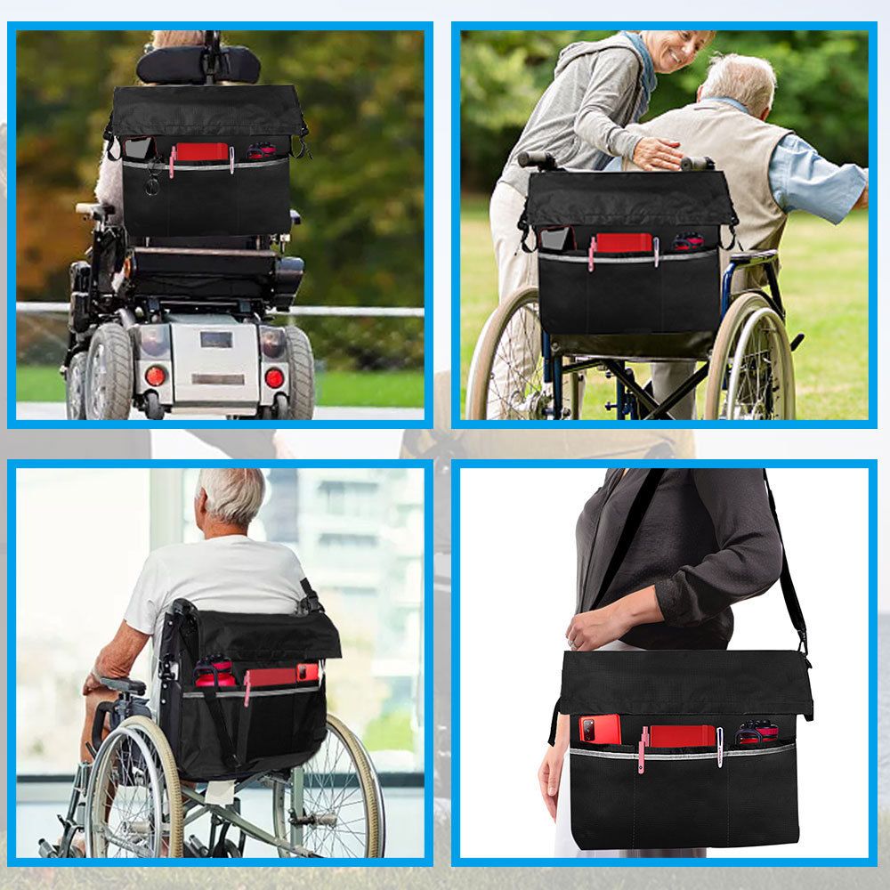 Wheelchair Bags to Hang on Back view 5