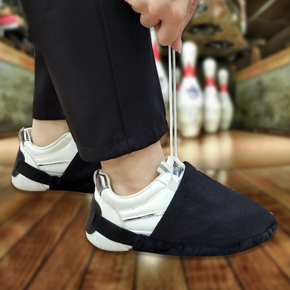 Bowling Shoe Slider 2 Pack Bowling Shoe Cover with Elastic Band Adjustable view 5