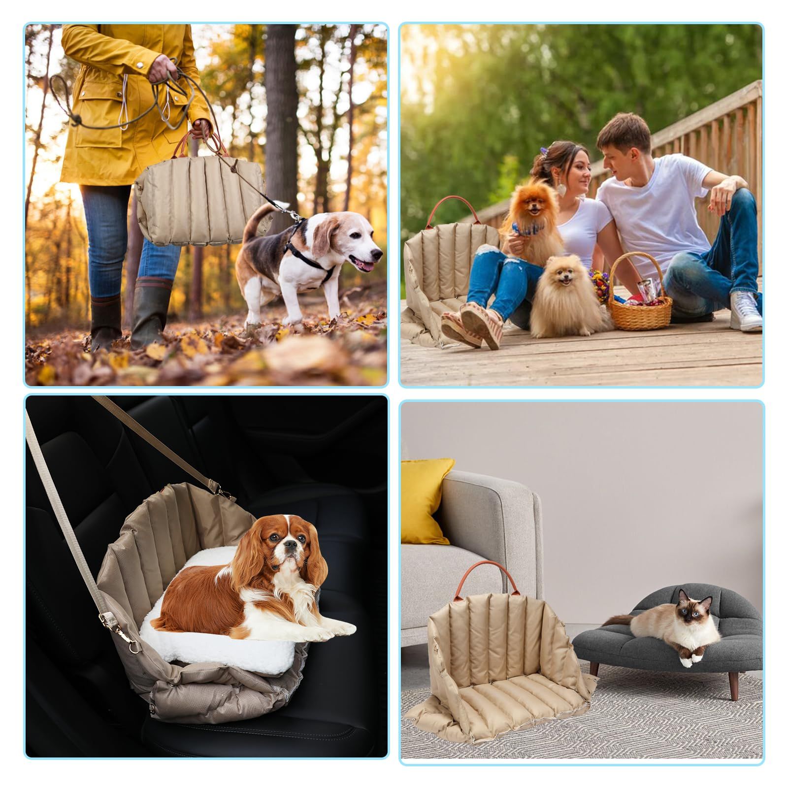Dog Car Seat for Small & Medium Dogs view 3