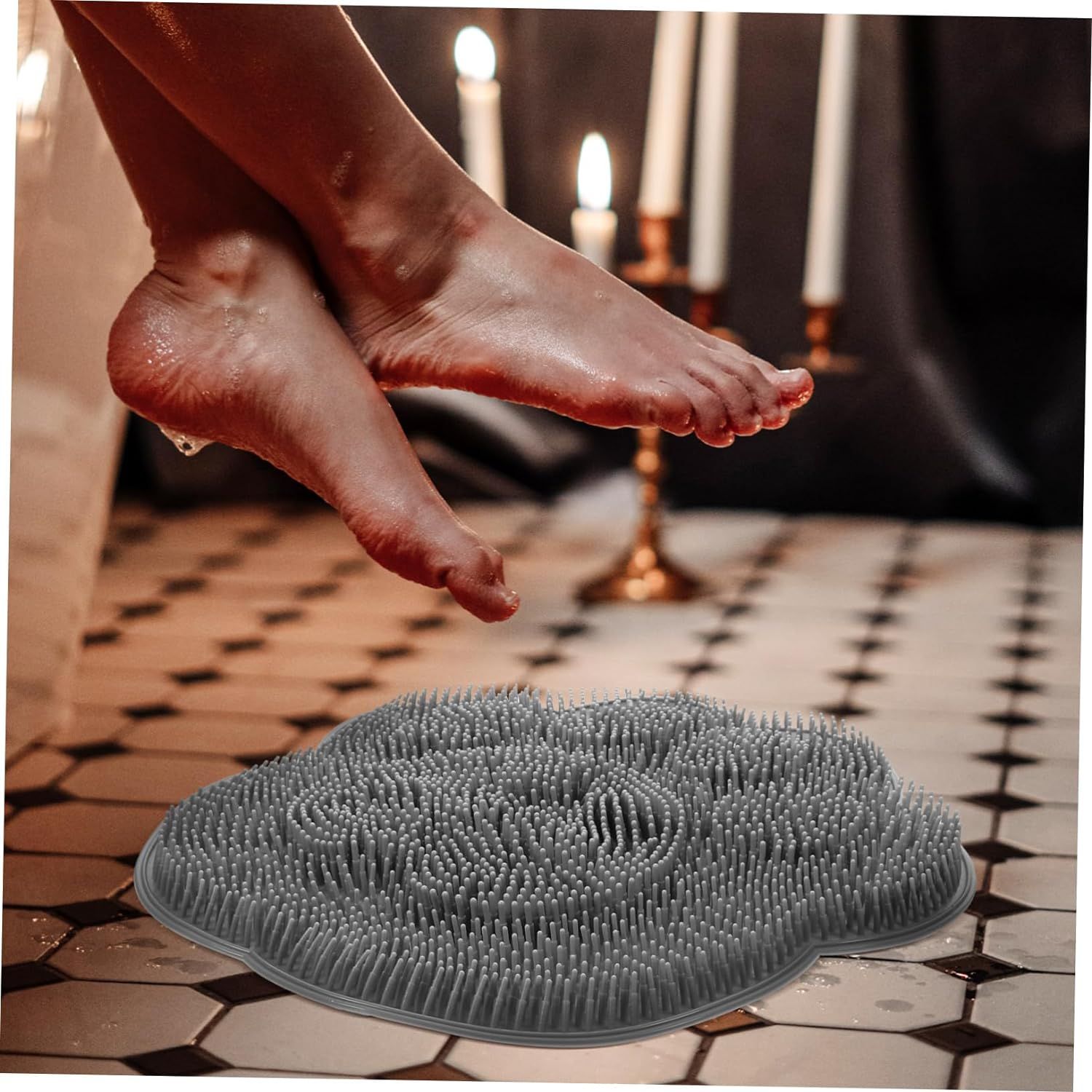 Foot Rest Foot Massager feet Massager Foot Scrubber Shower Foot Cleaner view 5