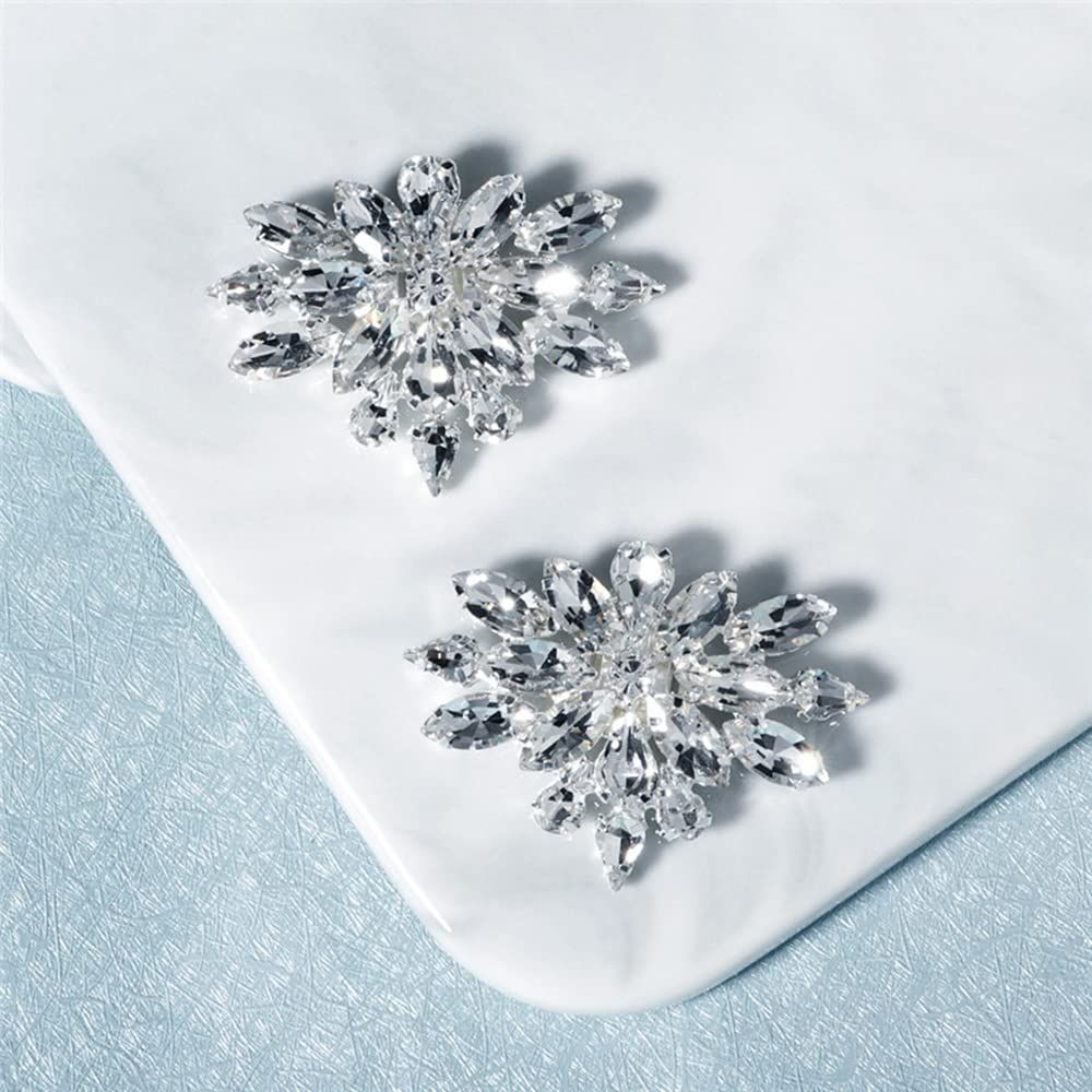 2 Pcs Rhinestone Shoe Clips for Pumps view 3