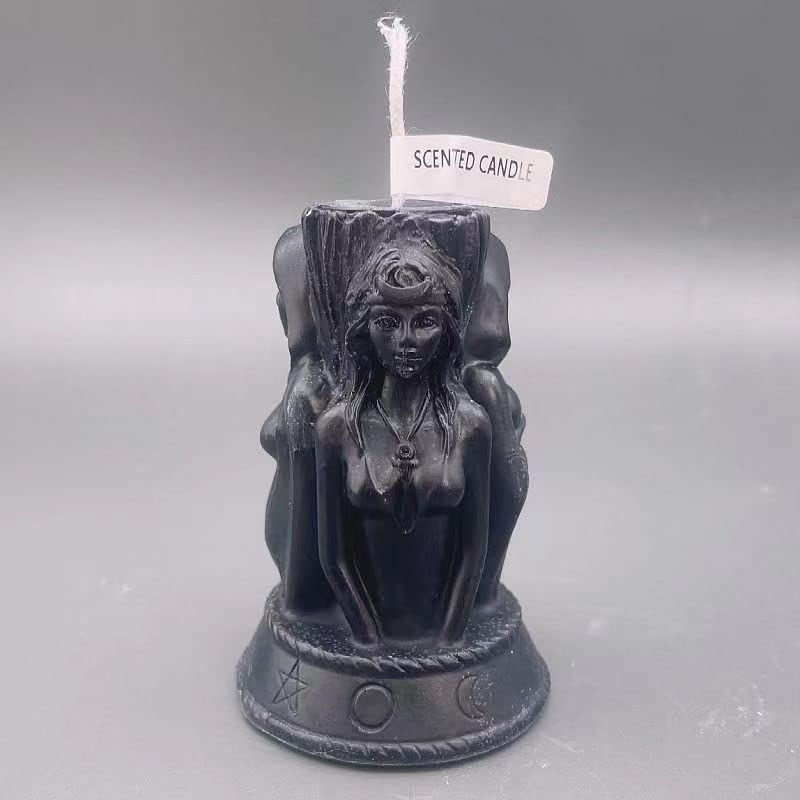 Goddess Candle Making Mold Handmade soap Chocolate DIY Candle Making Plaster view 4