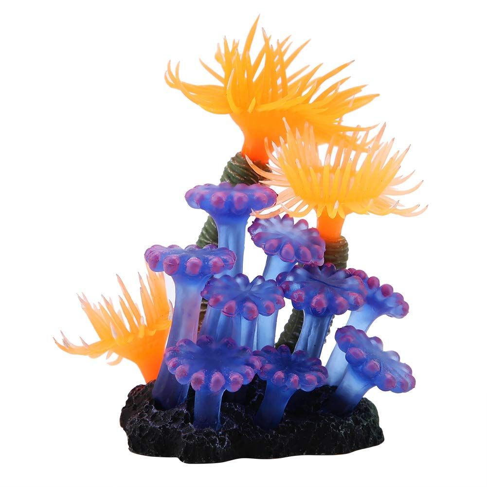 Artificial Coral Aquarium Fish Tank Simulation Silicone Plants Flower Plastic — image 1