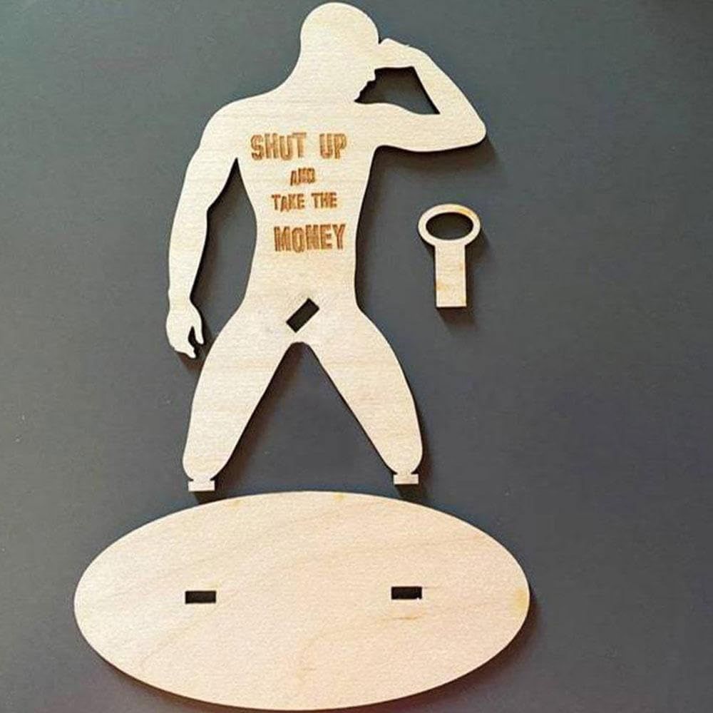 Funny Christmas 3D Money Clip view 4