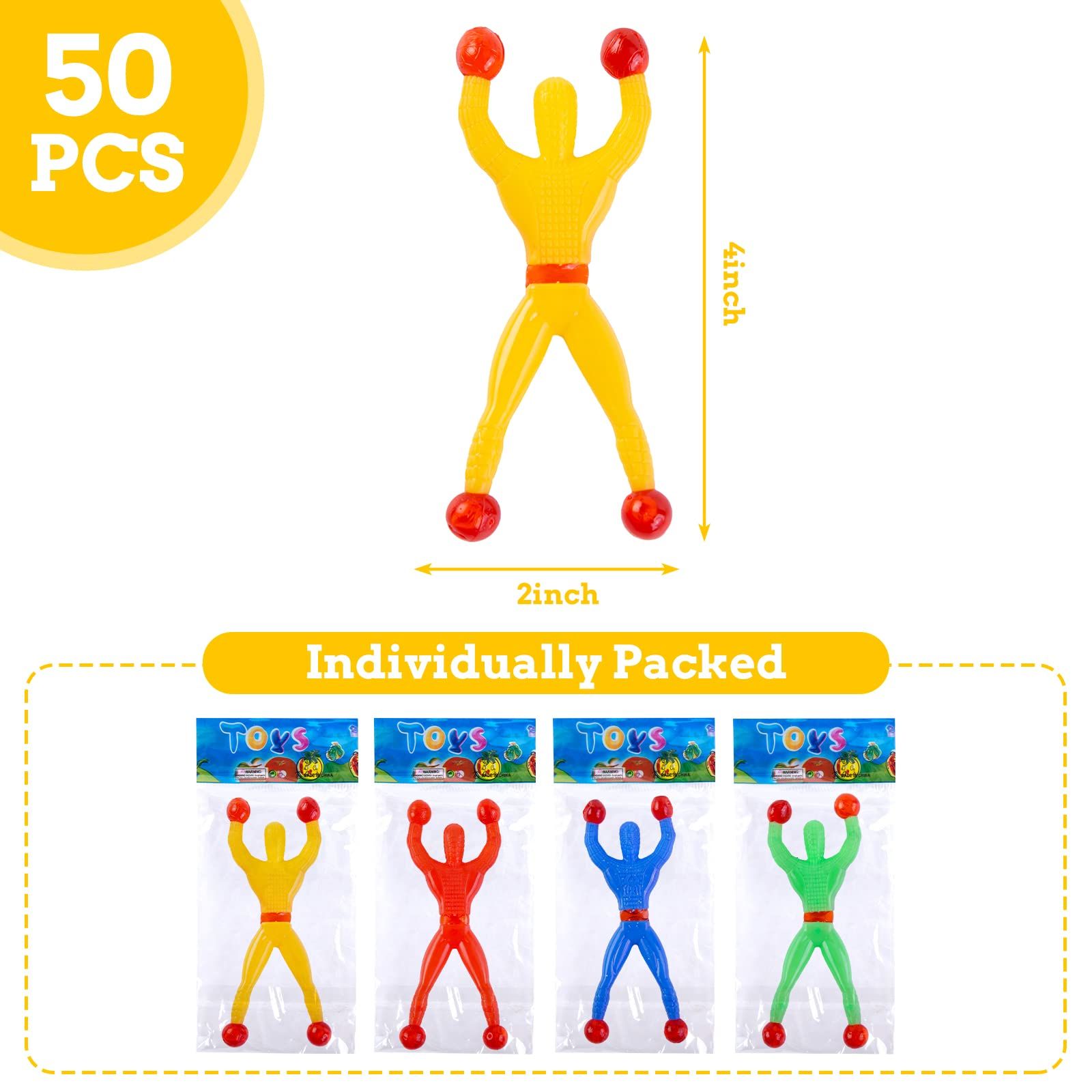 50PCS Stretchy Wall Climbers view 3
