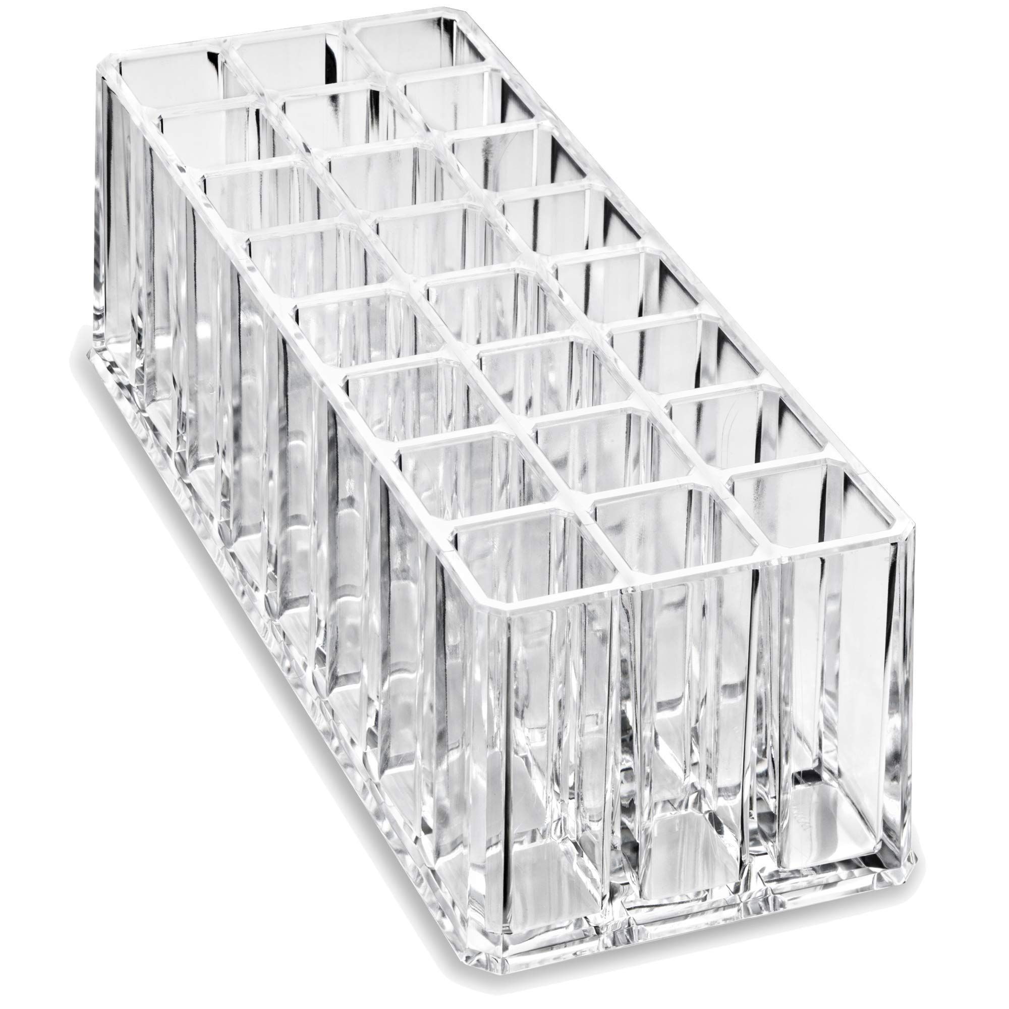 Beauty Makeup Holder | 24 Space Organization Container Storage For Tall Lip view 4