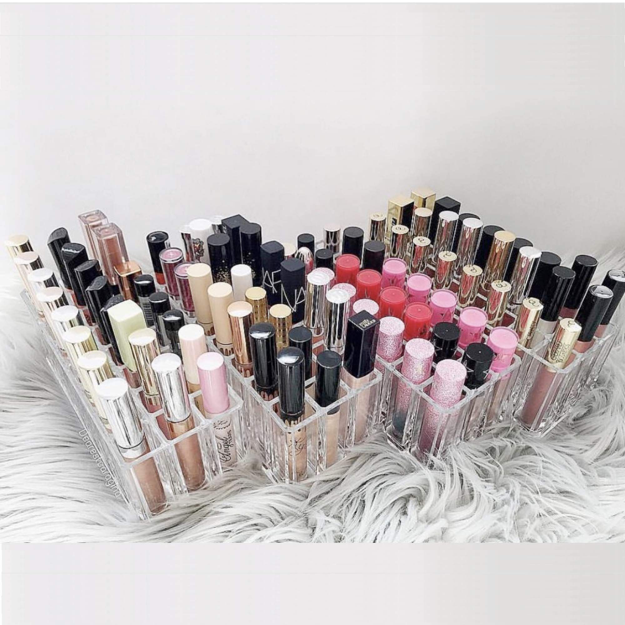 Beauty Makeup Holder | 24 Space Organization Container Storage For Tall Lip view 5