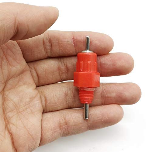 30PCS Automatic Chicken Water Nipple Drinker Feeders Poultry Hen Screw Style view 5