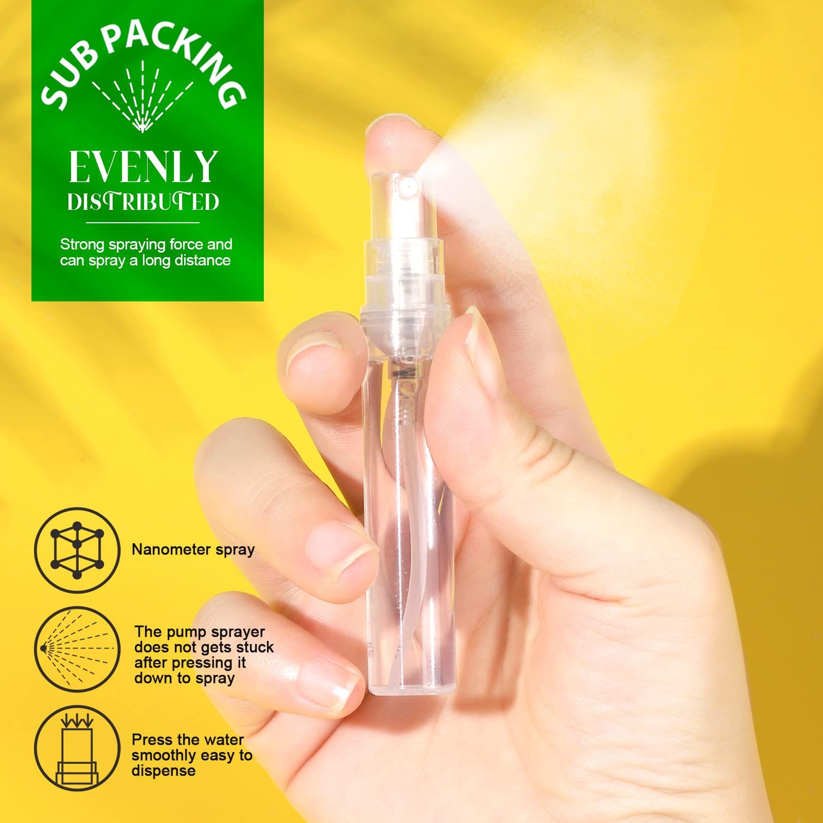 20 Pcs Mini Spray Bottles 5ml Plastic Spray Bottles view 5
