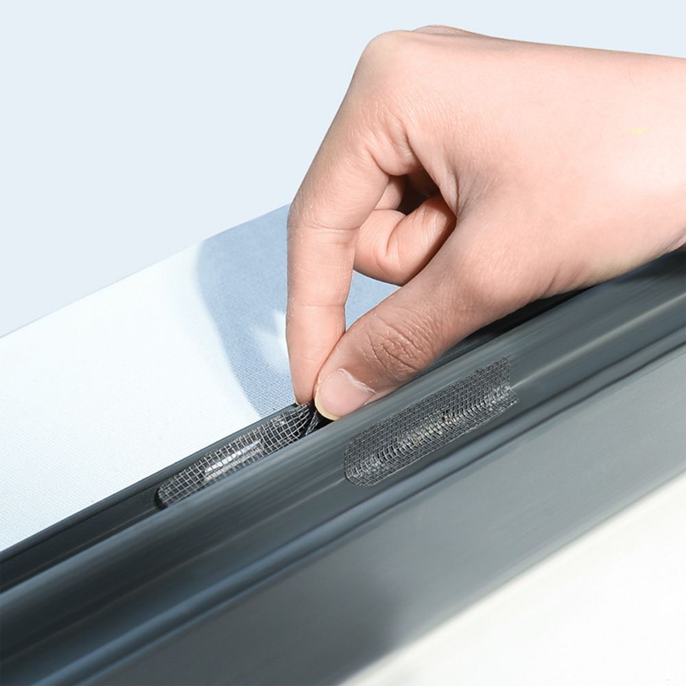 50pcs Window Weep Holes Cover Screen Repair Patches Fly Mesh Netting Magic view 4