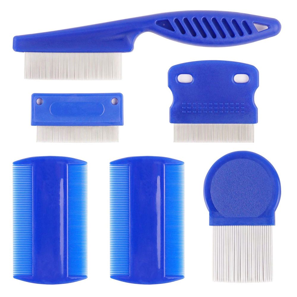 6 Pack Flea Lice Comb for Dogs Cats