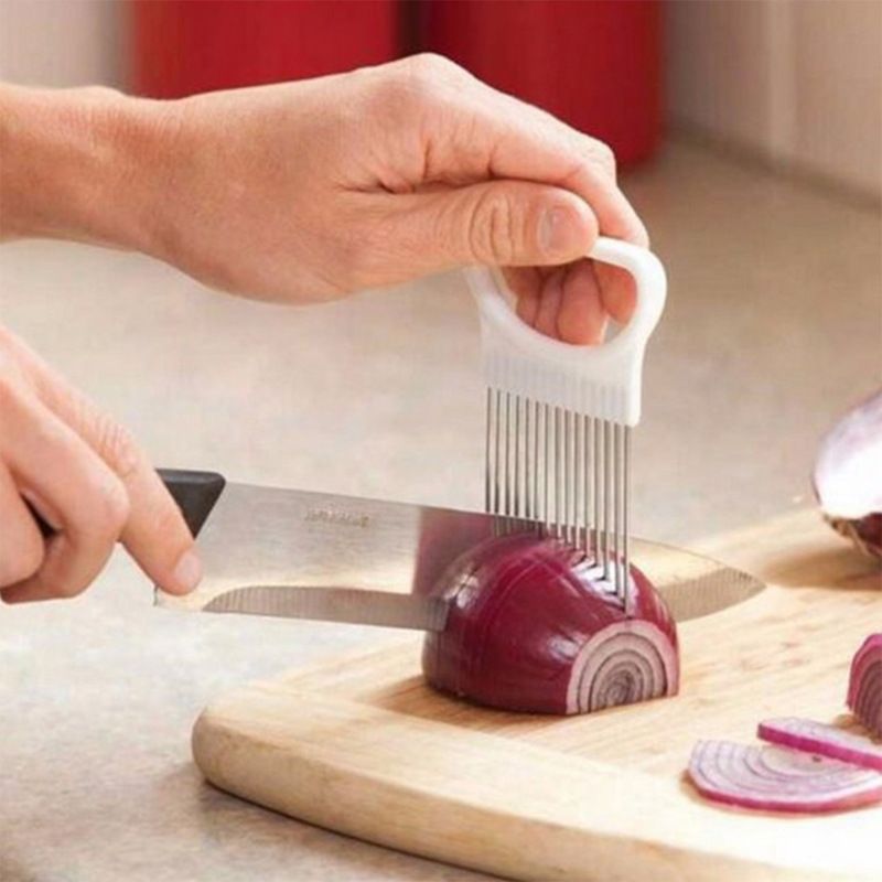 Stainless Steel Onion Cutter Potato Slicer and Meat Tenderizer view 4