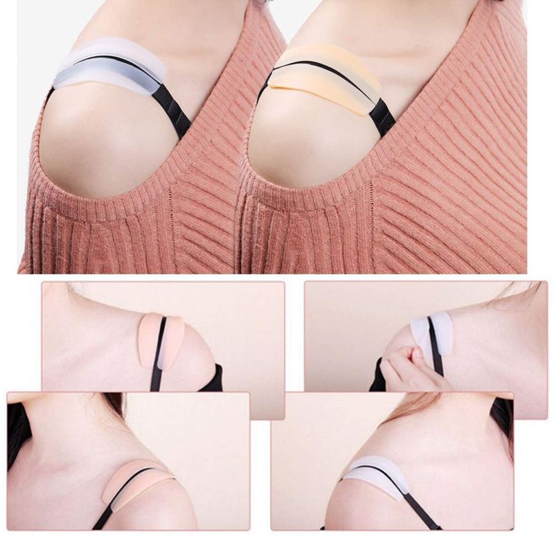 4 Pairs Silicone Bra Strap Cushions Holder view 3