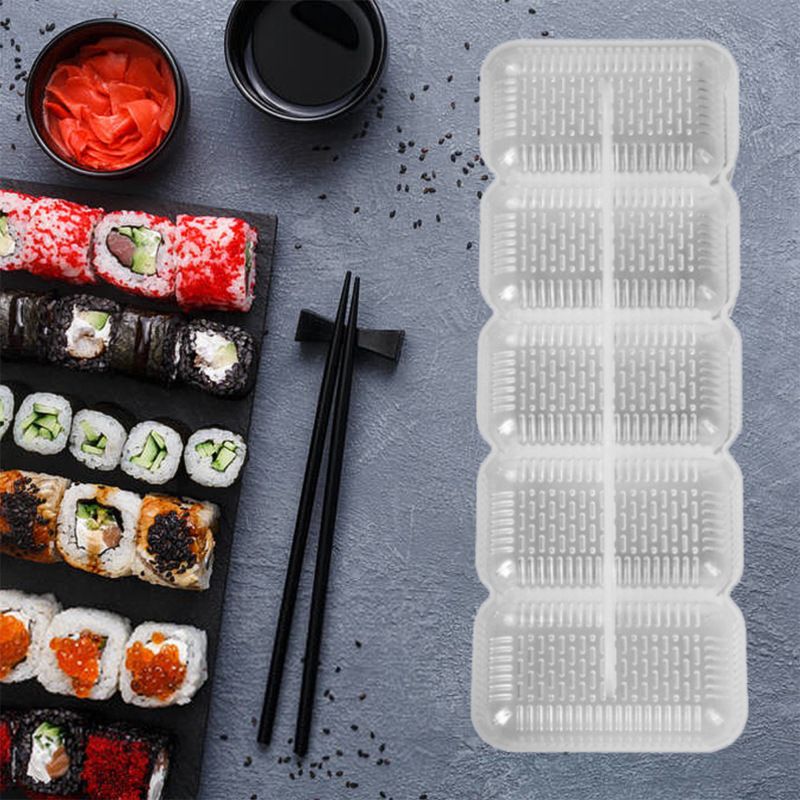 Sushi Making Kit - Style 5Pcs - 5 Pcs Food Grade Plastic Sushi Nigiri Maker view 4