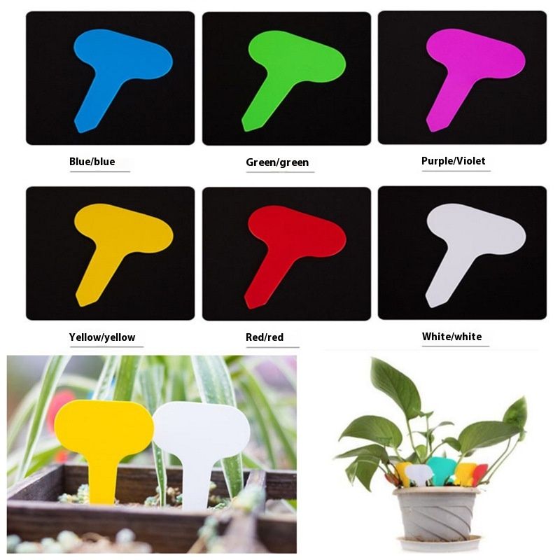 Tabs 600pcs Printable Labels Plastic Tags Green Plants Lables Plant Name Tags view 2