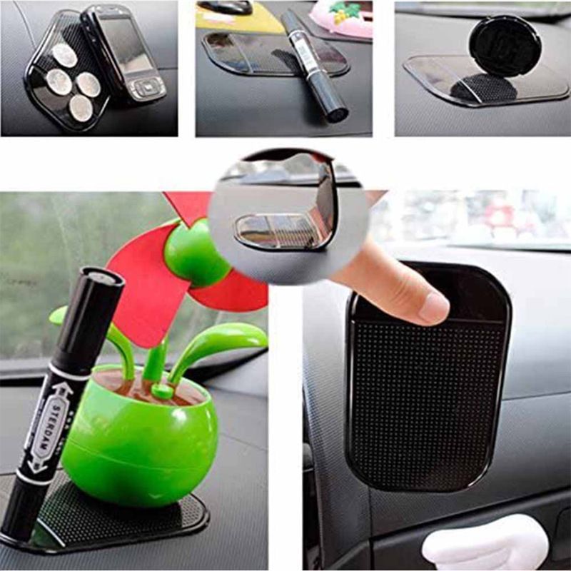 New Powerful Car Silica Gel Magic Sticky Pad Anti-Slip Non Slip Mat for Phone view 3