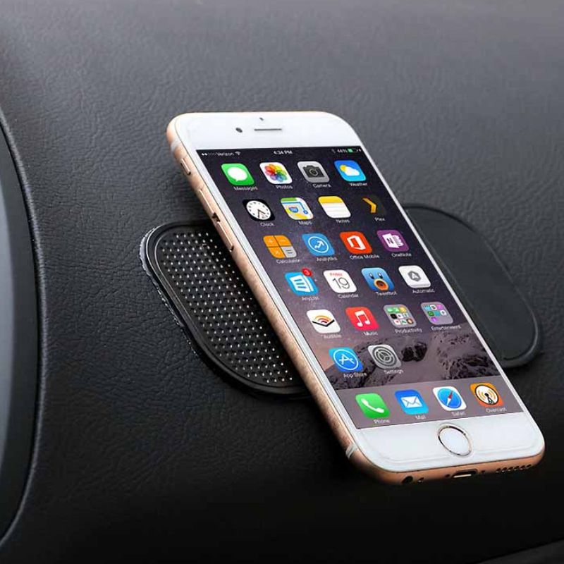 New Powerful Car Silica Gel Magic Sticky Pad Anti-Slip Non Slip Mat for Phone view 5