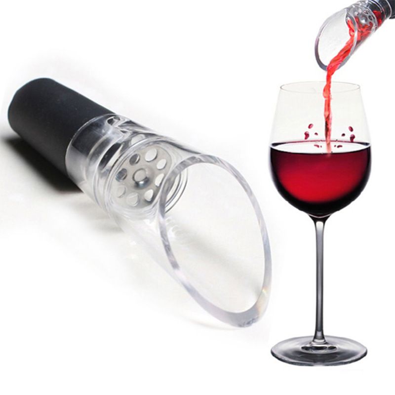 Wine Aerator Pourer Premium Aerating Spout and Decanter Set - No Drip and No view 2