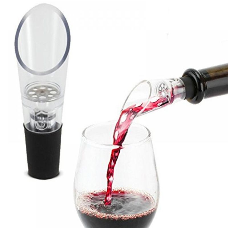 Wine Aerator Pourer Premium Aerating Spout and Decanter Set - No Drip and No view 3