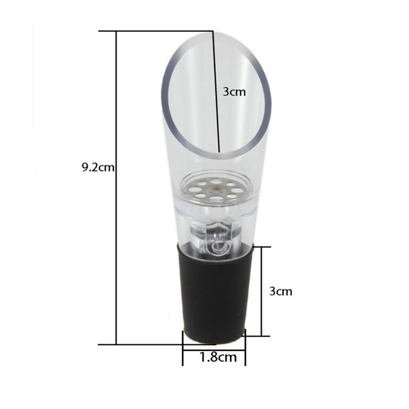 Wine Aerator Pourer Premium Aerating Spout and Decanter Set - No Drip and No view 4