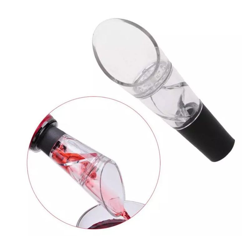 Wine Aerator Pourer Premium Aerating Spout and Decanter Set - No Drip and No view 5