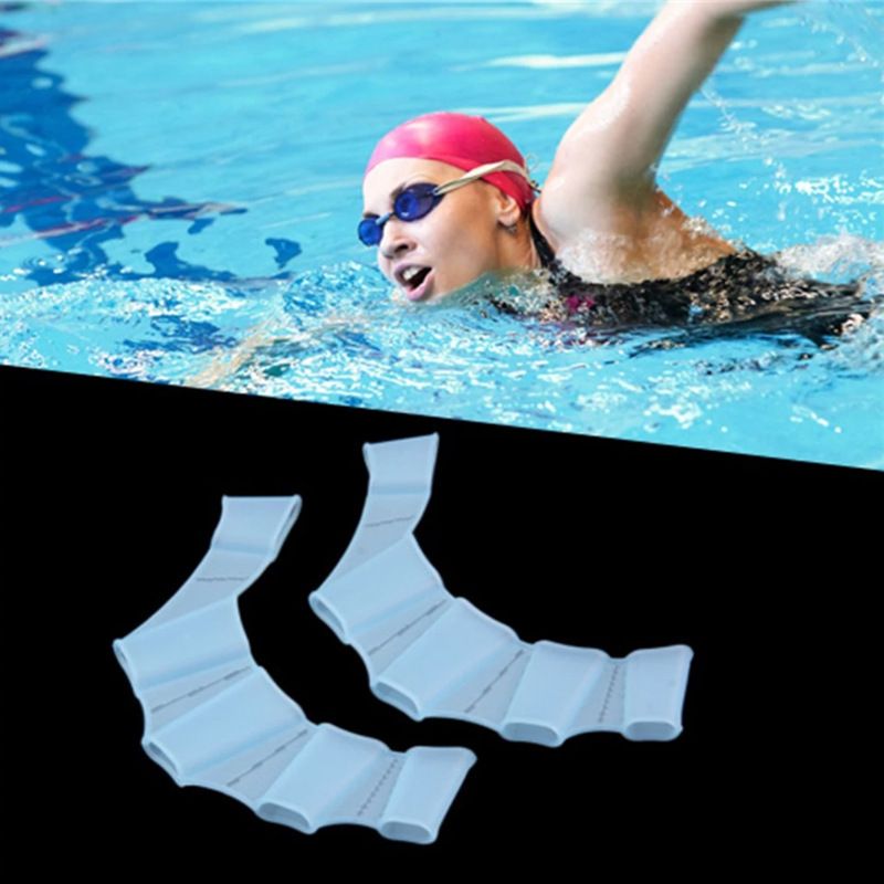 Aquatic Gloves Swimming Gloves Webbed Adult Glove Swimming Hand Paddle Swim view 2