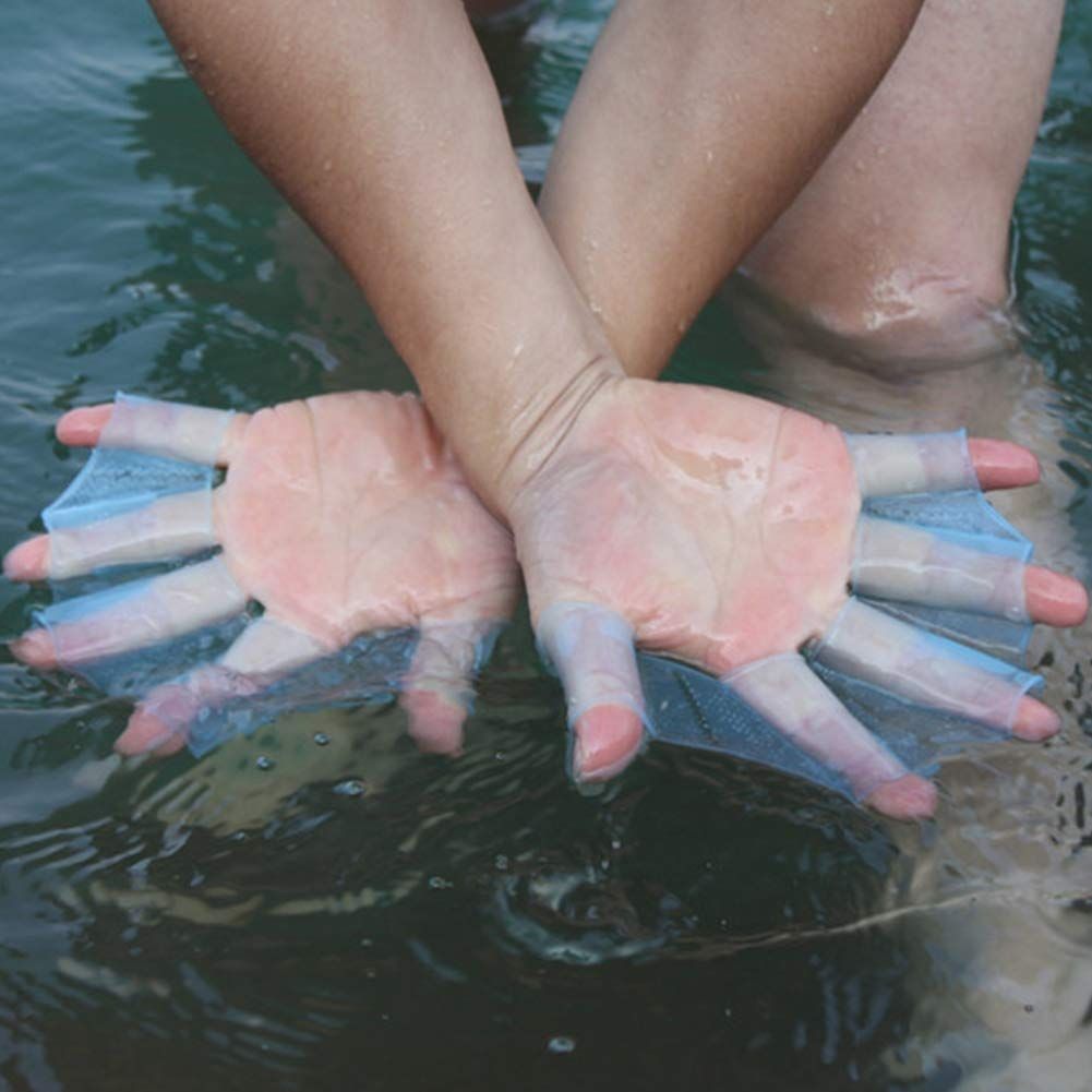 Aquatic Gloves Swimming Gloves Webbed Adult Glove Swimming Hand Paddle Swim view 4