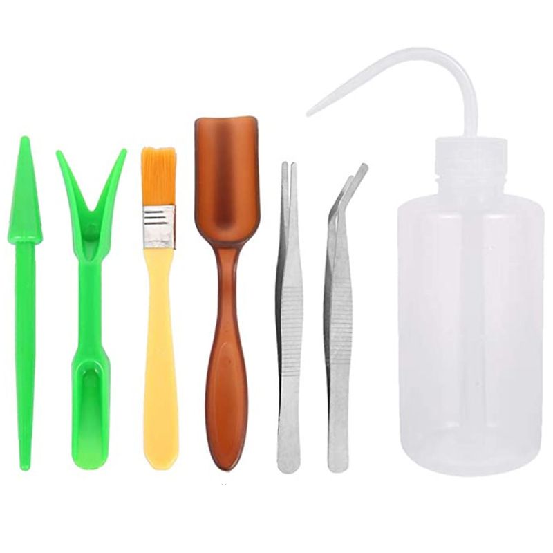 7pcs Set Garden Tools Planting Shovel Small Hand Tools Tool kit Miniature