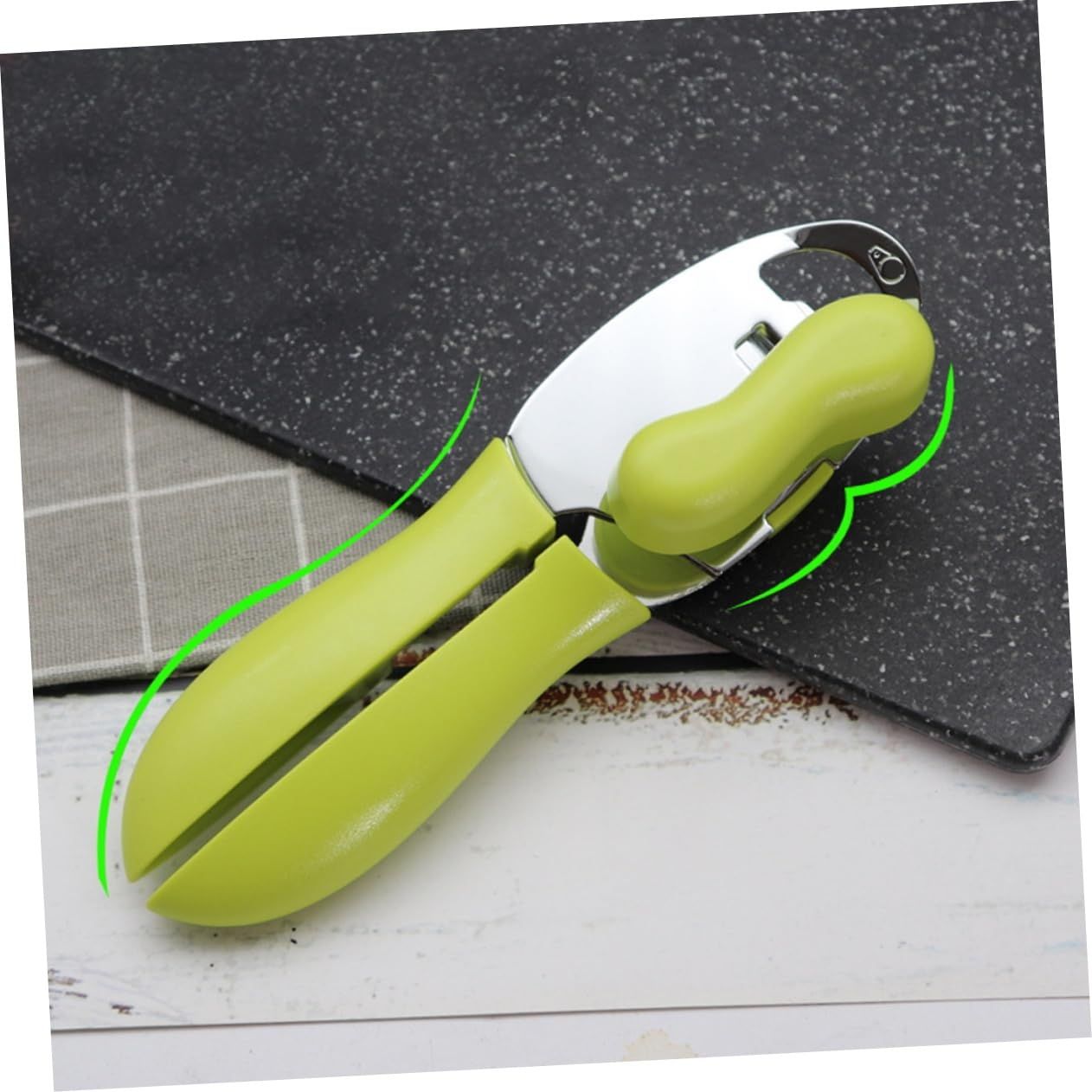 Manual Can Opener, Can Opener, Stainless Steel Can Opener with Sharp Blade view 4