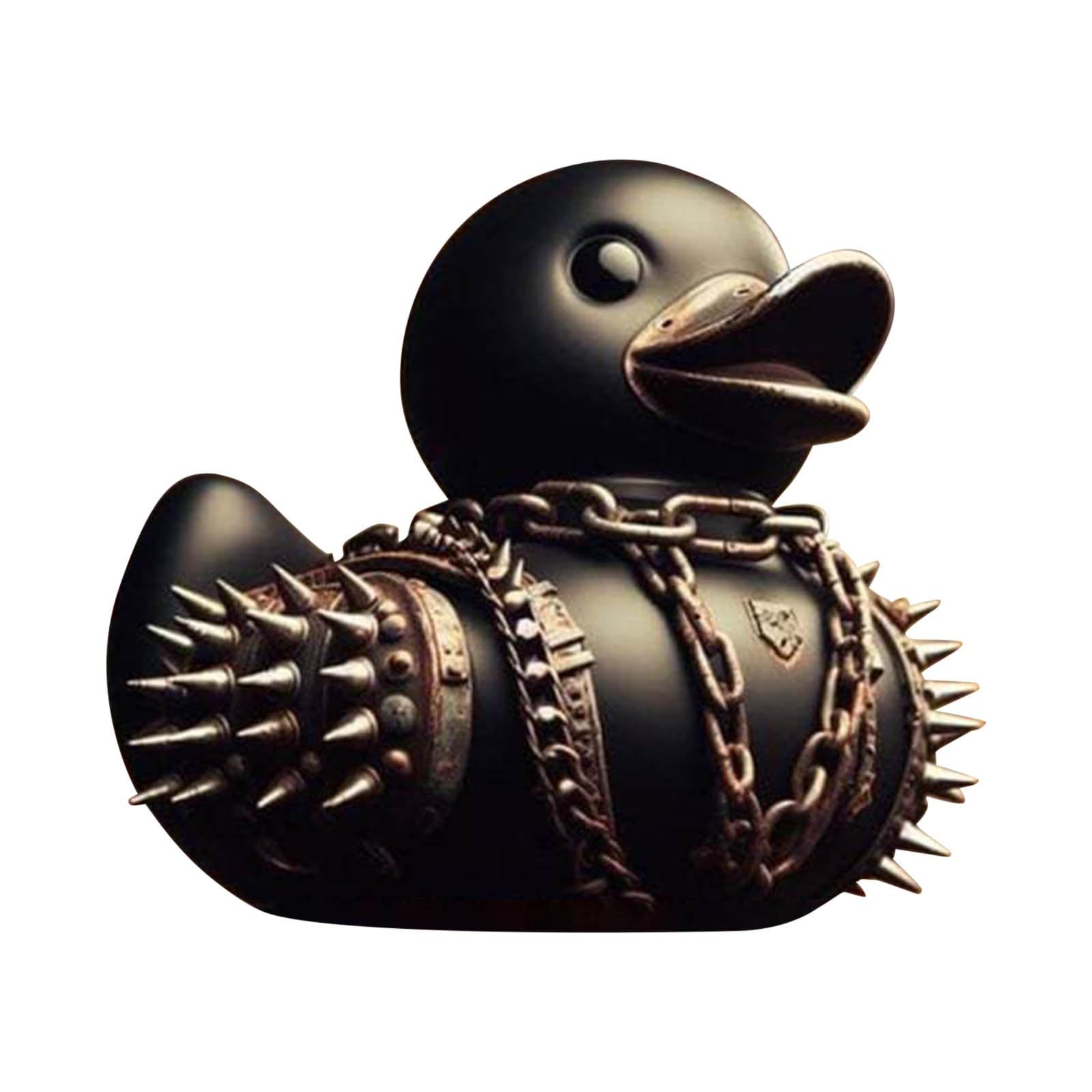 Duck,Dark Punk Gothic Style Ducks,Handsome and Unique Duck Decorative — image 1