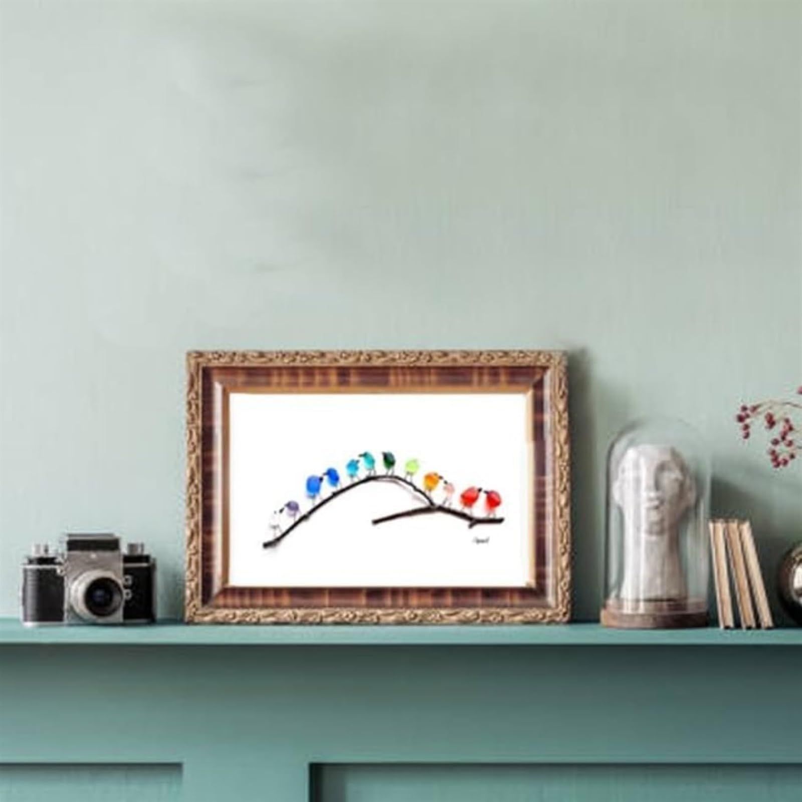 Coastal Love Notes，Coastal Love Notes New Sea Glass Rainbow Birds， Lovers view 5